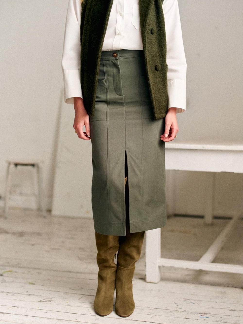 Sezane Nolane Skirt - Picture 2 of 5